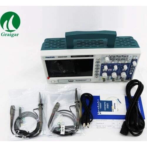 Hantek DSO5102P Digital Storage Oscilloscope 100MHz Bandwidths 1GSa/s Real Time Sample Rate 2 Channels