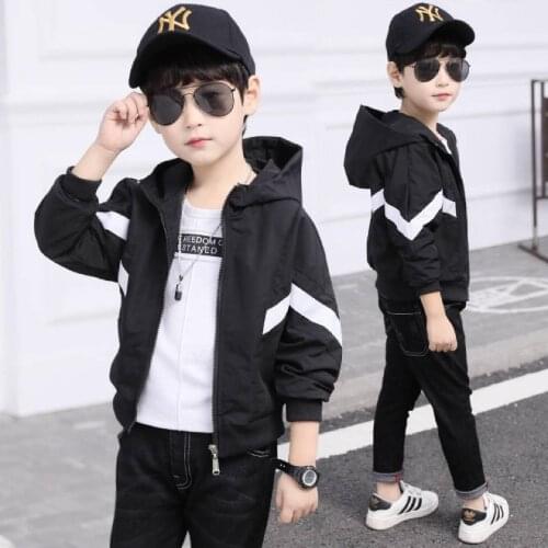 Hot Sale 2019 Plus Thick Kids Boys Jackets Outwear Autumn Winter Patchwork Coats Kids Clothes Children Warm Outerwear 3 Colors