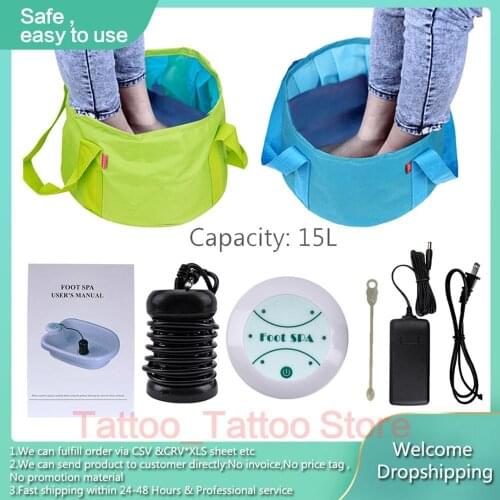 Ionic detox massage machine Foot bath With Foot Sap massage Ion Cleanse Aqua Cell Spa ion detox relief pain foot massage Foot