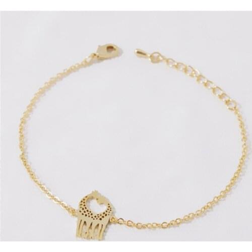 Minimalist Jewelry giraffe Bracelets For Women Simple cute animal Bracelet Gifts