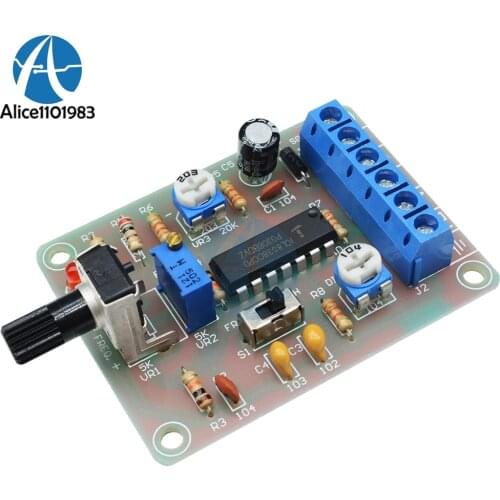 DC 12V ICL8038 Monolithic Function Signal Generator Module Sine Square Triangle 50-5KHz Diy Kit Electronic PCB Board Module
