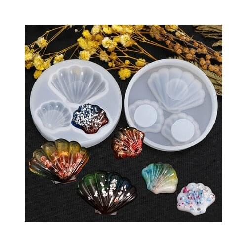 Marine Shell Decorative Silicone Mold Necklace Pendant Hairpin Accessory Resin Mold Jewelry Accessories Jewelry Tools