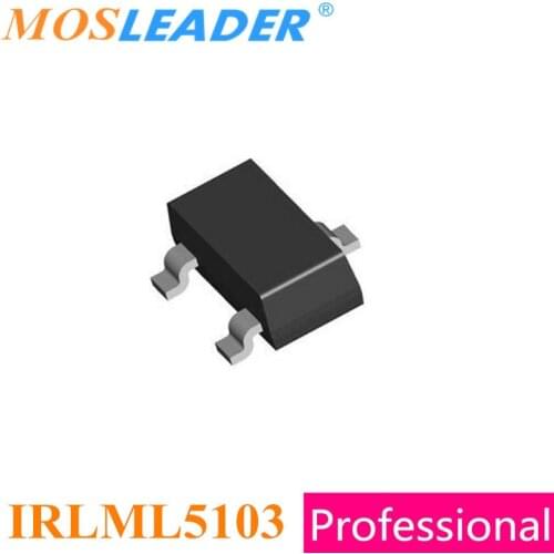 Mosleader 1000PCS IRLML5103 SOT23 IRLML5103TRPBF IRLML5103PBF IRLML5103TR P-Channel 20V 30V High quality Chinese goods