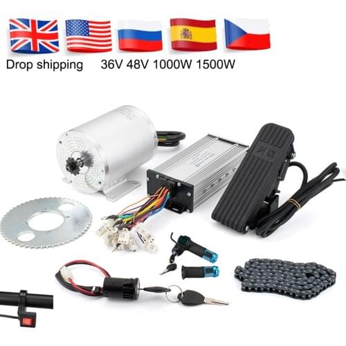 Electric Scooter Motor Kit Electric Go kart kit 1000W 2000W 36V 48V Electric Motor for Skateboard Ebike Motor with Controller