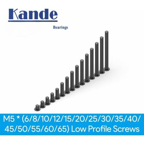 Kandebearings OpenBuilds Low Profile Screws M5