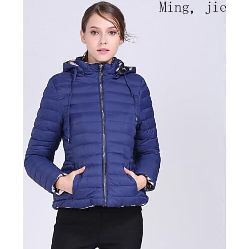 2020 Womens New Cotton-padded Jacket Short European and American Double-sided Wear Warm Winter Jacket Padded Jacket Bubble
