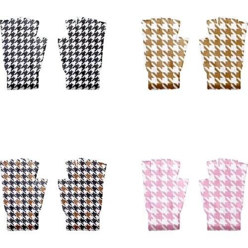 3D Print Thousand Birds Pattern Gloves Touch Screen Comfortable Couple Fingerless Gloves Men Women Autumn Casual Gloves Guantes