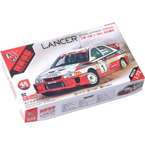 4D Assembled 1/72 Classic WRC Rally Car Model 4 Simulation Internal Structure Details Assembled Toy Ornaments