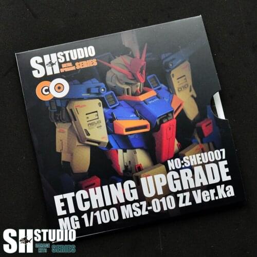 SH STUDIO 1/100 MG ZZ Ver.ka Gundam Etching Sheet Action Figure Model Metal Detail Repair