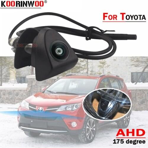 Koorinwoo AHD 175 Wide Angle Car Logo Camera Front For Toyota/Prado/Highlander/Land/Cruis/Camry/Corolla/Yaris/VIZI/REIZ/Verso