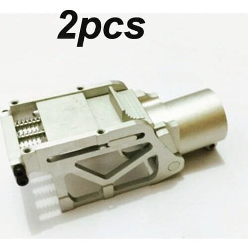2PCS CNC Aluminum Z25 25mm Folding Arm Automatic Multi-axis Tube Clamp Fixed Seat Black Grey for RC Agriculture Plant UAV Drone