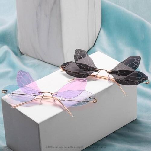 New Small Butterfly Sunglasses Womens Candy Double lenses Sun Glasses Lady Cat Eye Shades zonnebril Lunettes de soleil UV400