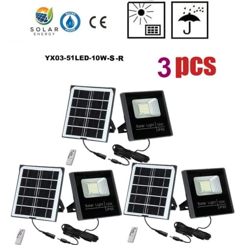 3pcs Solar Lights Outdoor smart on at night Solar Wall Light with Remote Controller Waterproof Security Lamp for Street Garden Y