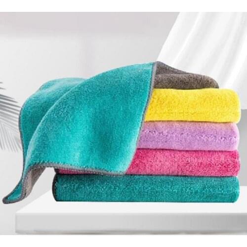 1Pcs Kitchen Anti-Grease Wiping Rags Efficient Fish Scale Wipe Cloth Cleaning Cloth Home Washing Dish Cleaning Towel