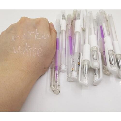 10Pcs Tattoo Marker Pens Waterproof Tattoo Eyebrow Positioning Pen 4 Color Microblading Eyebrow Design Marker Tool Tattoo supply