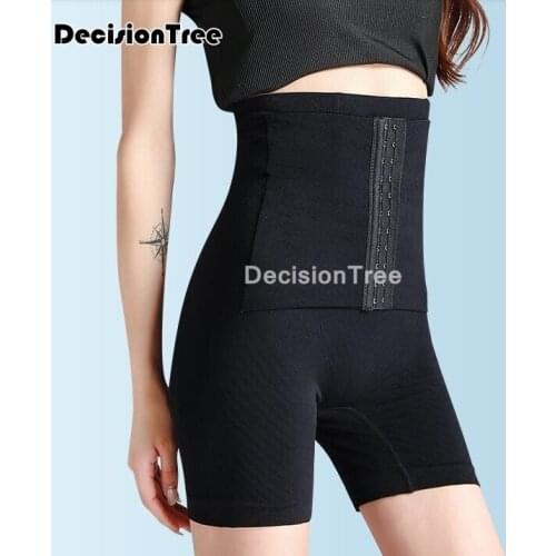 2021 safety shorts pants shapewear for women nylon high waist underpants tummy control female panties slimming corset shorts