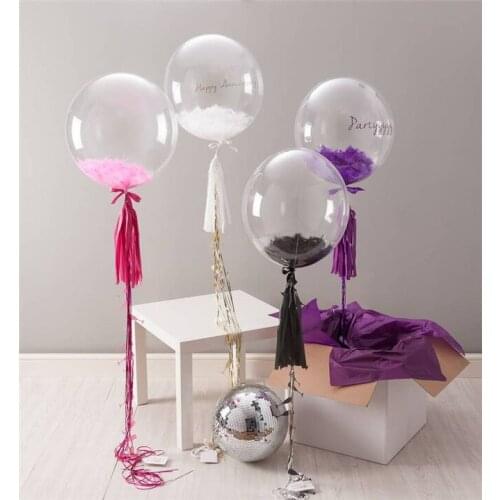 500pcs 10 Inch Thick Clear Latex Balloons Transparent Balloons Romantic Wedding Party Birthday Decoration Inflatable Air Balls