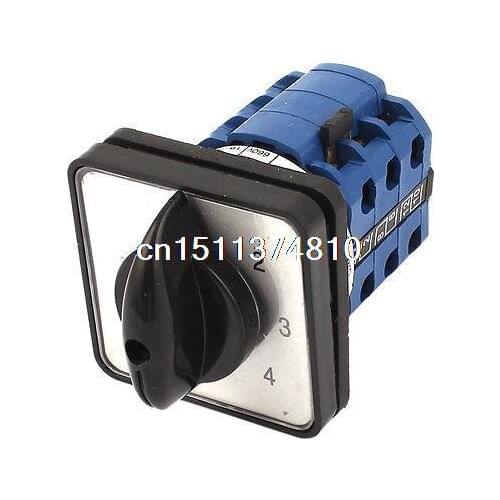 660V 16A 1-2-3-4 4Positions Rotary Cam Universal Changeover Switch