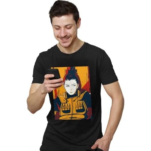 Anime Manga Tshirt Men Short Sleeves Streetwear T Shirt Unique Simwill T-shirt Fitted Soft Cotton Tees Gift