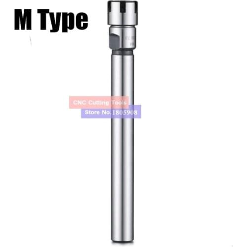 Collet Chuck Holder C8 C10 C12 C16 C20 C25 for ER8 ER11 ER16 ER20 Collet 100mm 150mm 200mm Extension Straight Shank ER M Nut