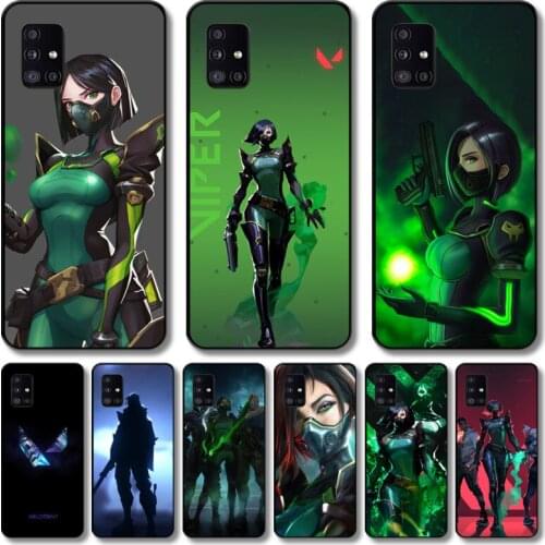 Jett viper game Phone Case For Samsung Galaxy A 12 51 52 21 71 72 42 31 10 80 90 S E 5G Black Shell Art Cell Cover