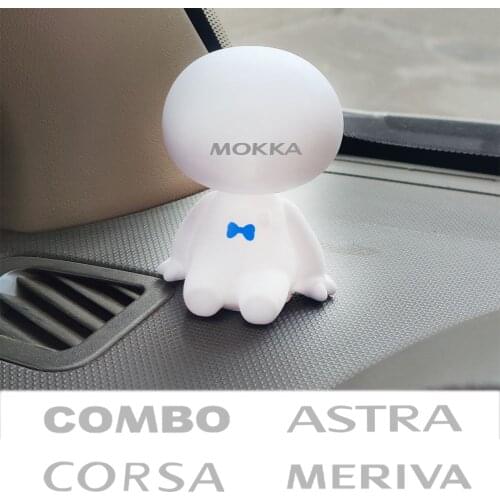 For OPEL GRANDLAND KARL MOKKA GTC VECTRA ZAFIRA GT VITA INSIGNIA OPC Cartoon Shaking Head Figure Car Ornaments Big Hero Doll Toy