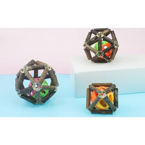 Cat Toy Ball with Bell Toys Contains Catnip Cat Chewing Molar Clean Training Cat Supplie