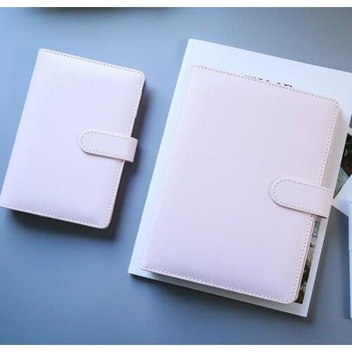 PU Leather A5 Notebook Diary Schedule Book Planner Diary Loose-leaf Binder Cute School Supplies