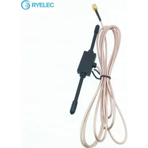 ISM 868MHZ End Fed Dipole horn sticking antenna RG316 cable with SMA male connector