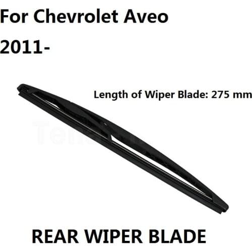 Windscreen Rear Wiper Blade No Arm For Chevrolet Aveo 2011 Onwards 11'' High Quality Natural Rubber Windshield