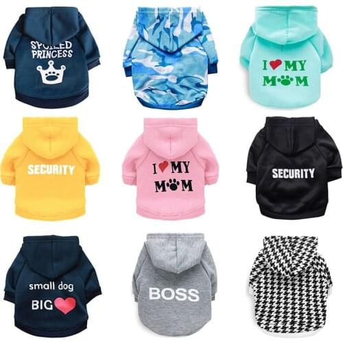 Fashion Dog Hoodies Cat Pet Clothes For Small Medium Dogs Pets Clothing Cheap Dog Clothes Puppy Pet Clothing For Dog Coat Jacket
