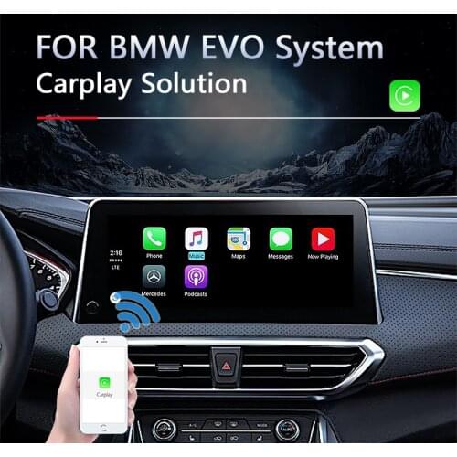 Navihua Wireless Apple Carplay Android Auto Module for BMW X1 X2 X3 X4 X5 X6 SUV MMI System multimedia AirPlay Mirror-link