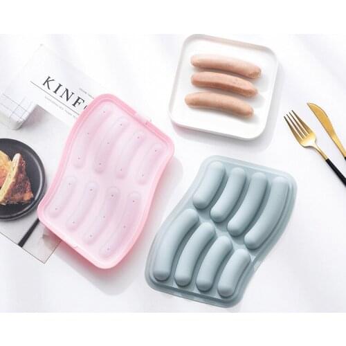 New style sausage mold silicone homemade childrens steamed meat sausage baby hot dog food supplement ham sausage mold
