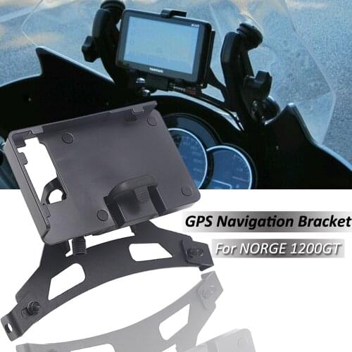 Motorcycle Front Windshield Phone Stand Holder Phone GPS Navigaton Plate Bracket Smart Phone Support For GUZZI NORGE 1200 GT