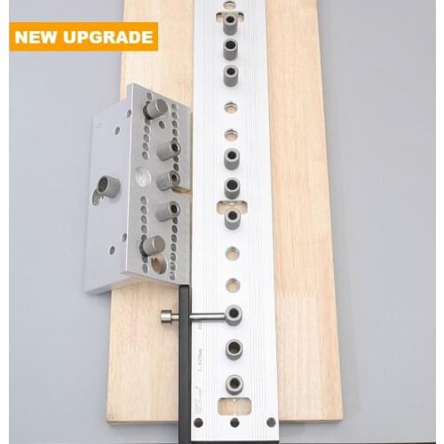 Dowelling Jig for Furniture Fast Connecting 3 In 1 Woodworking Drill Locator 2 In 1 Adjustable Drilling Guide Punching Locator