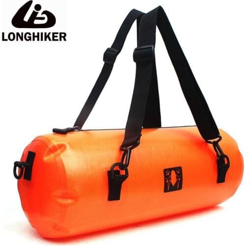 15L LONGHIKER Sport PVC Waterproof Swimming Rafting Diving Bag For Water Resistant Proof Swim Buoy Beach Sea Bag Backpack