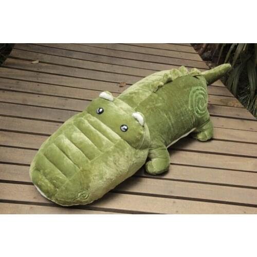 Free shipping green Crocodile plush toy soft throw pillow birthday gift, Christmas gift h294