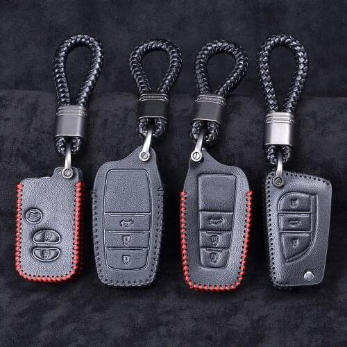 Car key case full cover for toyota Prius Camry Corolla CHR RAV4 Prado Land Cruiser Crown Subaru Avensis Verso Yaris Aygo Scion