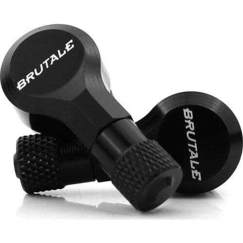 For MV Agusta Brutale 675 Brutale 910 Brutale 800 Brutale 1090RR Motorcycle CNC Wheel Tubeless Tire Valve Stems 8.3mm 90 Degree