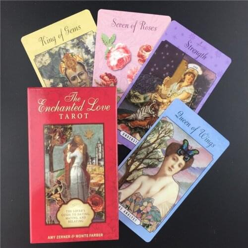 He Enchanted Love Tarot Cards Deck The Lovers Guide to Dating Mating and Relating Card Game Gifts Arcana Beginner Tarot Set