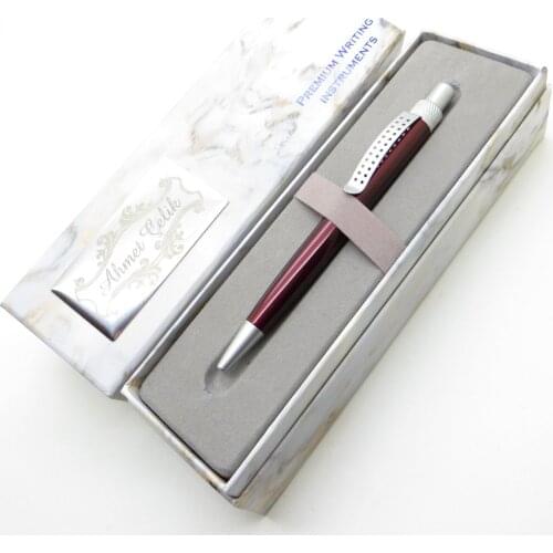 Wings Marble T563 Red Ballpoint Pen | İsme Special Pen | Gift Pen