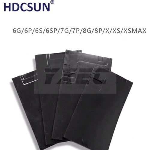 LCD Mold Mould Silicone Laminating Black Rubber Pad Mat For iPhone 6/6S/7/8 Plus X LCD Touch Screen Repair( No bend the flex)