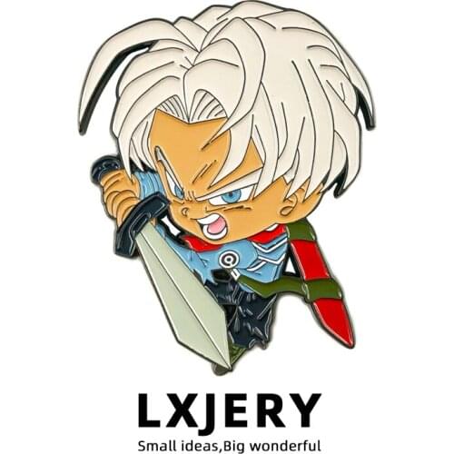 LXJERY Japanese Anime Cartoon Pin Badge On Backpack Funny Brooch Pins For Clothes Broche For Women Girl Schoolbag