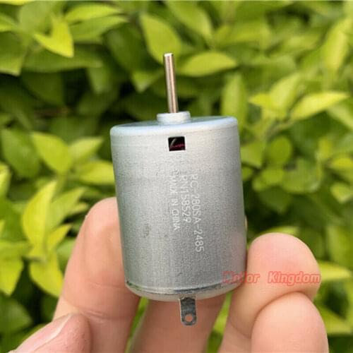 Mabuchi RC-280SA-2485 DC Motor 5V 6V 7.4V 9.6V 17000RPM High Speed Carbon Brush Motor