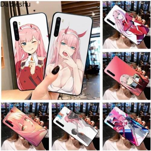 Zero Two Darling in the FranXX Anime Bling Cute Phone Case For OPPO Realme 6 Pro Realme 3 5 Pro C2 RENO2-Z A11X