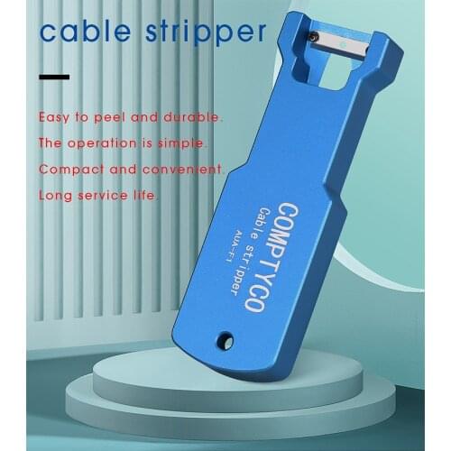 NEW AUA-F1 Optical Fiber Tool Longitudinal Stripper Cable Jacket Slitter 8.5mm 10.4mm 14mm Cable Sheath Cutter Slitter