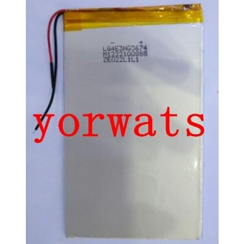 New Hot A Rechargeable Li-ion Cell New 3.7V lithium ion battery 3674120 4000mAh large capacity Tablet PC toy car