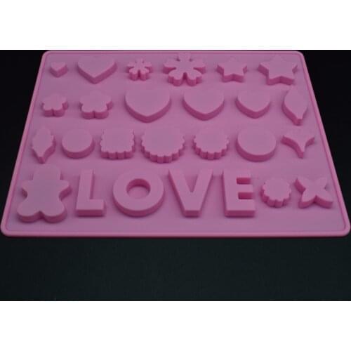 Heart Love Silicone Mold 3D Cabochon Pendant Molds Jewelry Making Craft