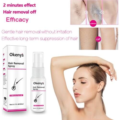 2 Minutes Effect Hair Removal Sprays Painless Depilatory Cream Hair Growth Inhibitor Mild Body Hair Beard Bikini Legs TSLM1