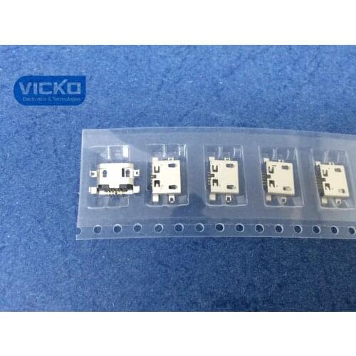 [VK] 55pcs/LOT Micro USB 5pin B type Female Connector For Mobile Phone Micro USB Jack Connector 5 pin Charging Socket 2